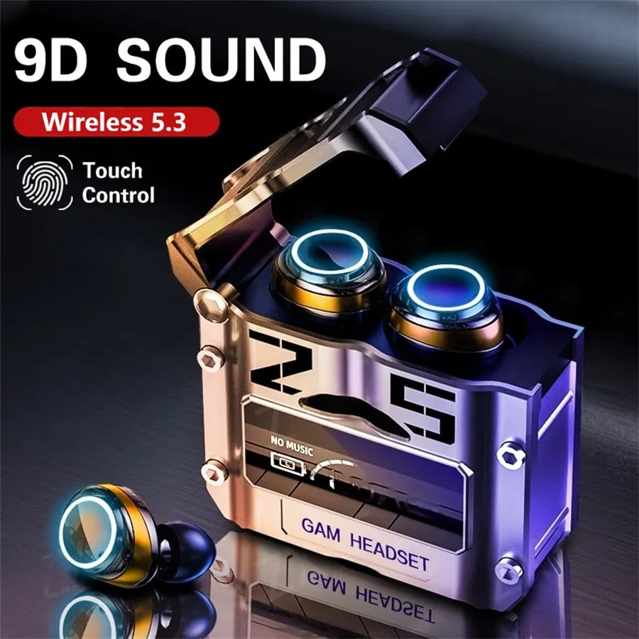M25 TWS Wireless Headphones Earphones Bluetooth Touch Control Noise Reduction Stereo Waterproof Earbuds Headsets
