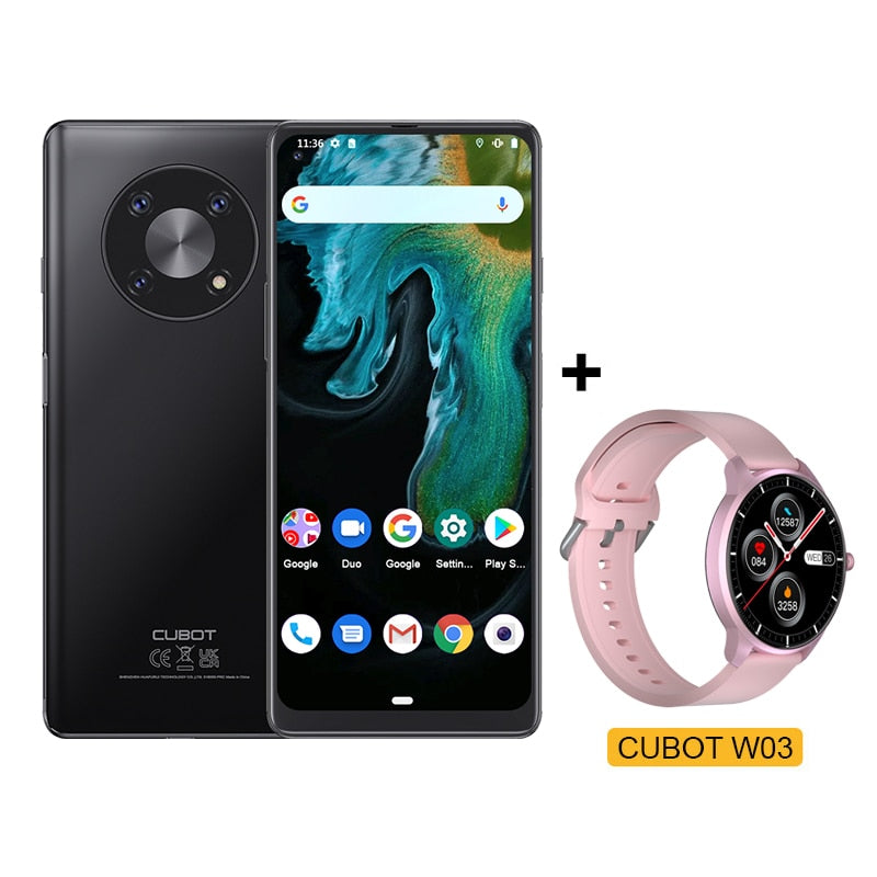 Cubot MAX 3 Smartphone 6.95" Ultra Large Full Screen Mini Tablet Mobile Phone 48MP Triple Camera 5000mAh Celular NFC Android 11