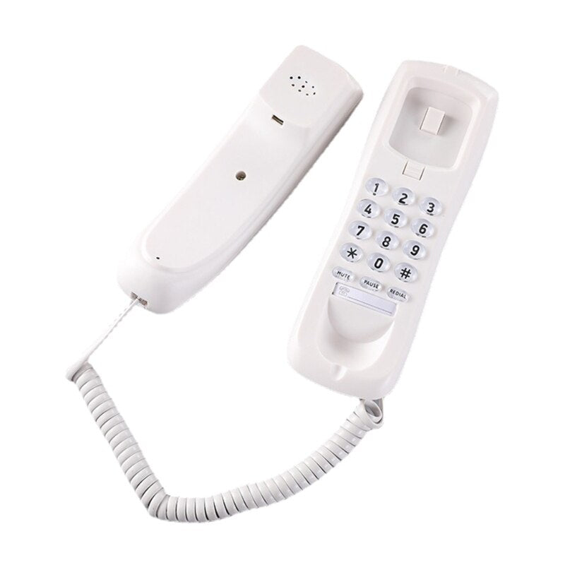 Wall-Mounted Caller ID Telephone Wall Phone Fixed Landline Wall Hanging Telephones for Home and Office Use