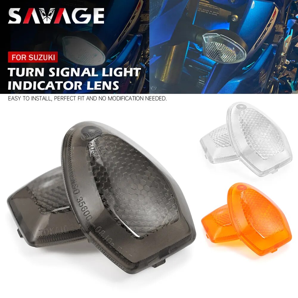 Turn Signal Light Lens For SUZUKI GSXS1000/F/S GSXS GSR 750 GSX650F GSX1250FA Motorcycle Indicator Housing GSR750 GSX-S 1000 950