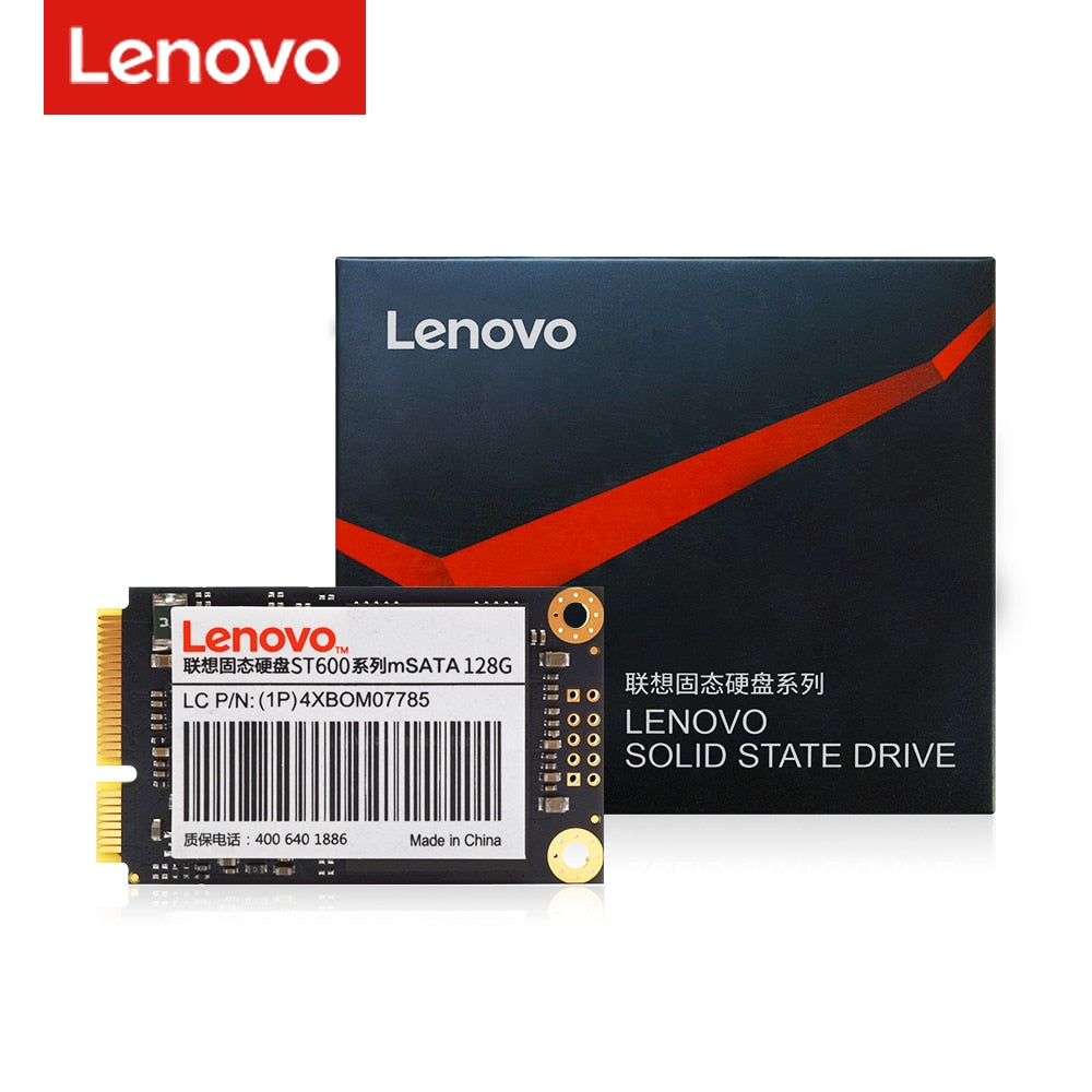 Lenovo mSATA SSD 128GB 256GB 512GB 1TB Internal Solid State Drive Hard Disk Mini SATA SSD Compatible with Desktop PC Laptop