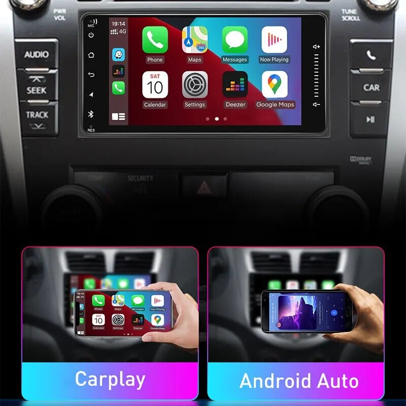 Acodo 2 Din Android 12 Universal 7Inch Car Radio For Toyota GPS Navigaion Head Unit 7 Inch Carplay Android Auto Player