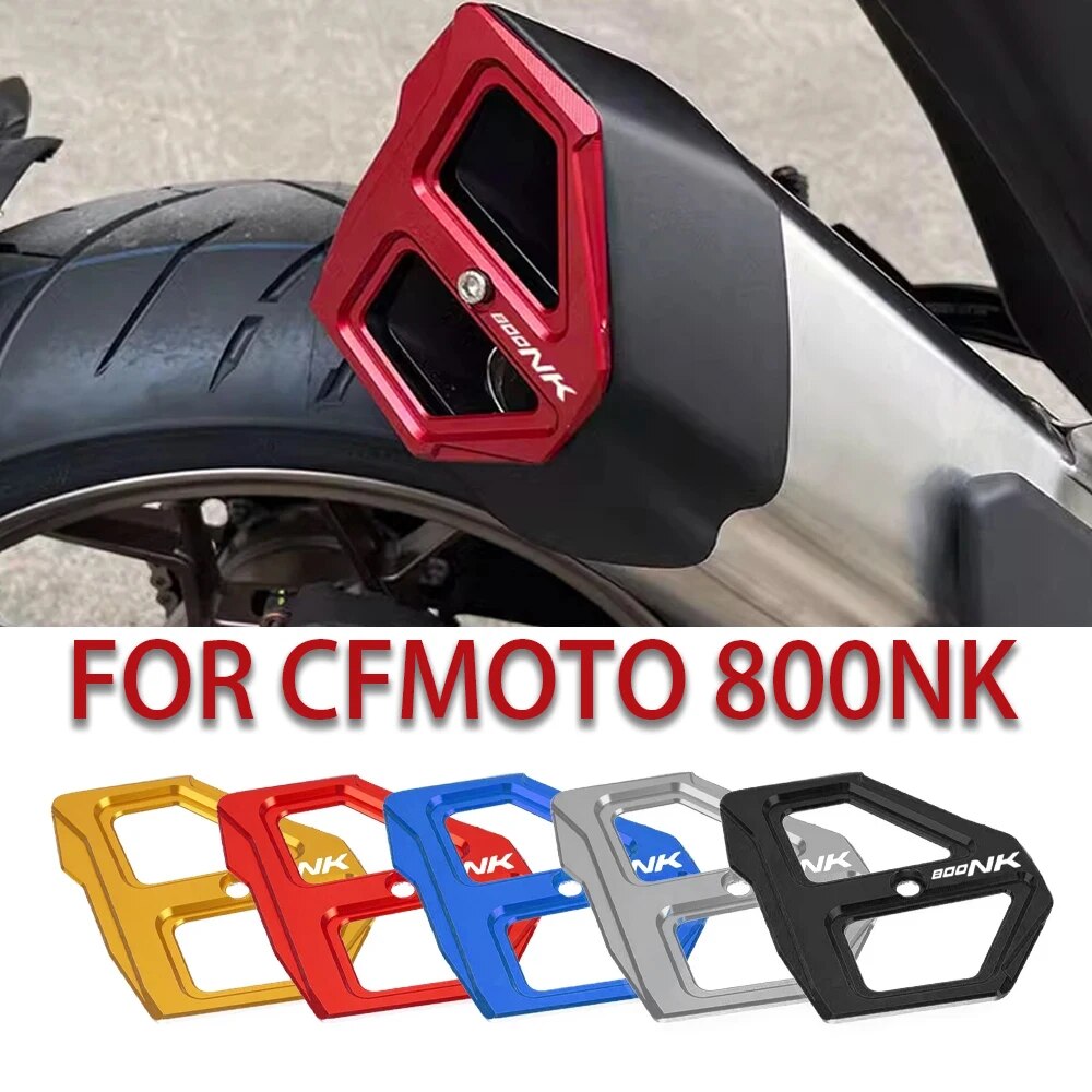For CFMOTO 800NK Accessiores NK 800 NK800 2023 Motorcycle Exhaust Hood Guards Cover Rear Trim Decorative Cover Pipe Tail End