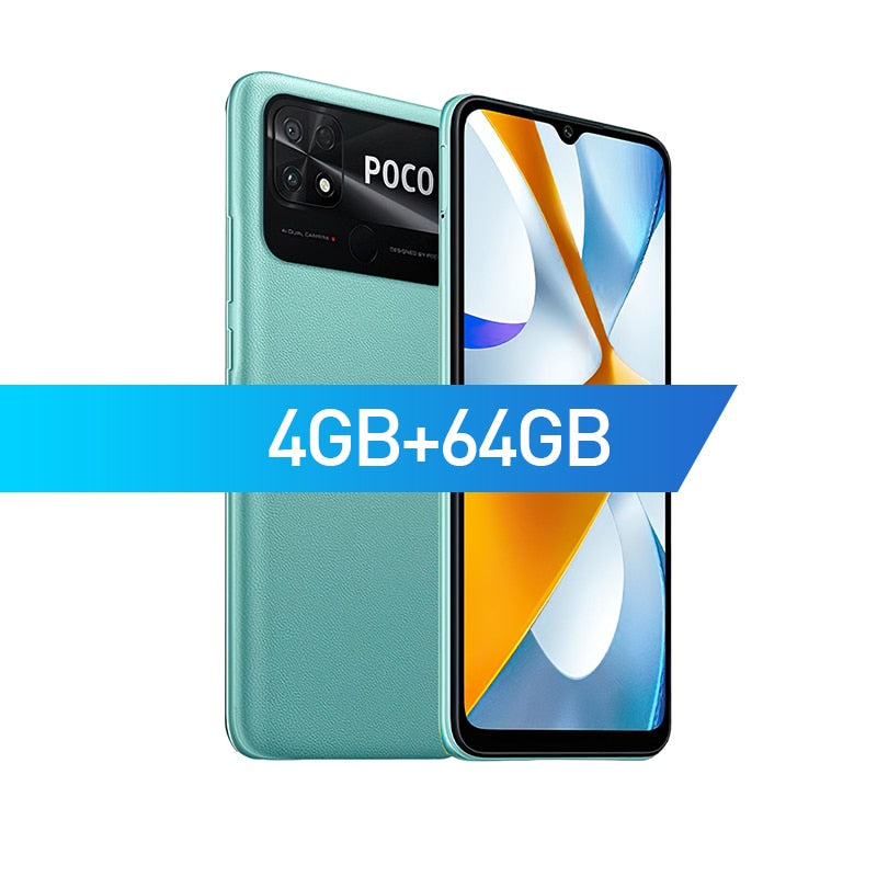 Global Version POCO C40 Smartphone  Octa Core CPU 6.71" DotDrop Display 13MP Dual Camera 6000mAh Battery FM radio
