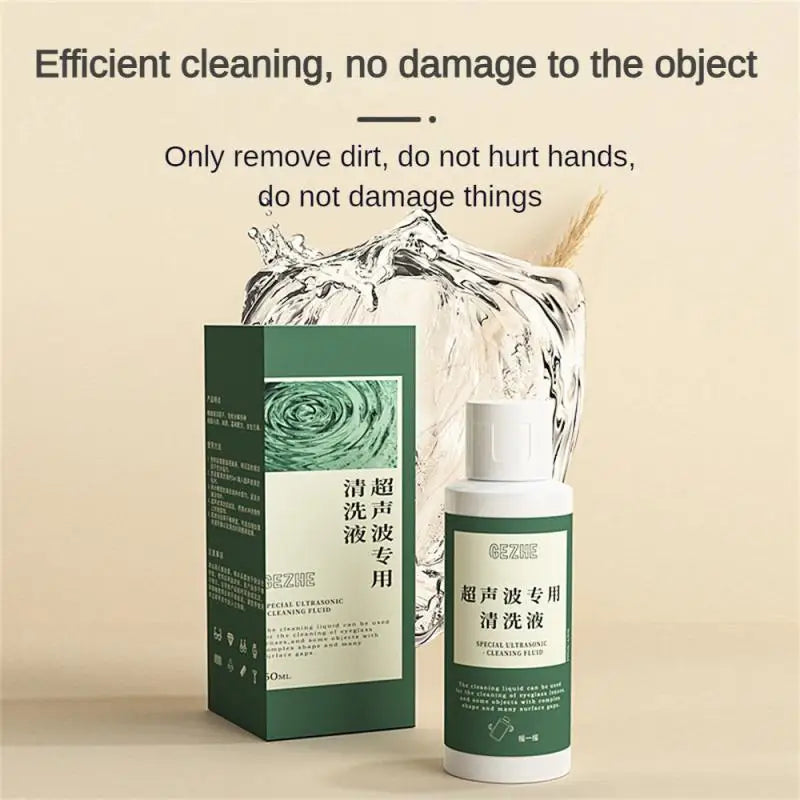50ml Ultrasonic Special Cleaning Liquid Cleaning Machine To Wash Glasses Watch Jewelry Cleaning Artifact Cleaner Free CleanCloth