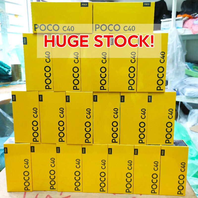 Global Version POCO C40 3GB 32GB / 4GB 64GB 6.71” Display 6000mAh battery Octa-core 13MP Main Camera