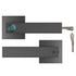 Fingerprint Password Door Lock Electronic Smart Lock Digital Door Security Biometric Handle Lock for Apartment Office With Key