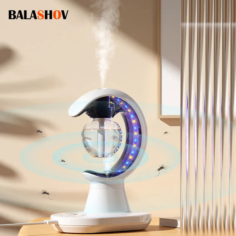 Smart Electric Mosquito Repellent Portable Mosquito Killing Lamp Atomization Mosquito Repellent Air Humidifier with Night Light