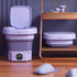 Home Small Folding Washing Machine Student Dormitory Underwear Socks Mini Cleaning Machine Portable Laundry Bucket