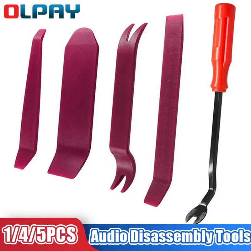 Car Audio Disassembly Tools Door Clip Panel Trim Removal Tools Kit Car Interior Plastic Disassembly Seesaw Conversion Tool Box