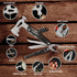 HANSHI 17 in 1 Pocket Multitool Axe with Sheath YG10 Replaceable Wire Cutter Multi Function Tool with Plier Hatchet Hammer Knife