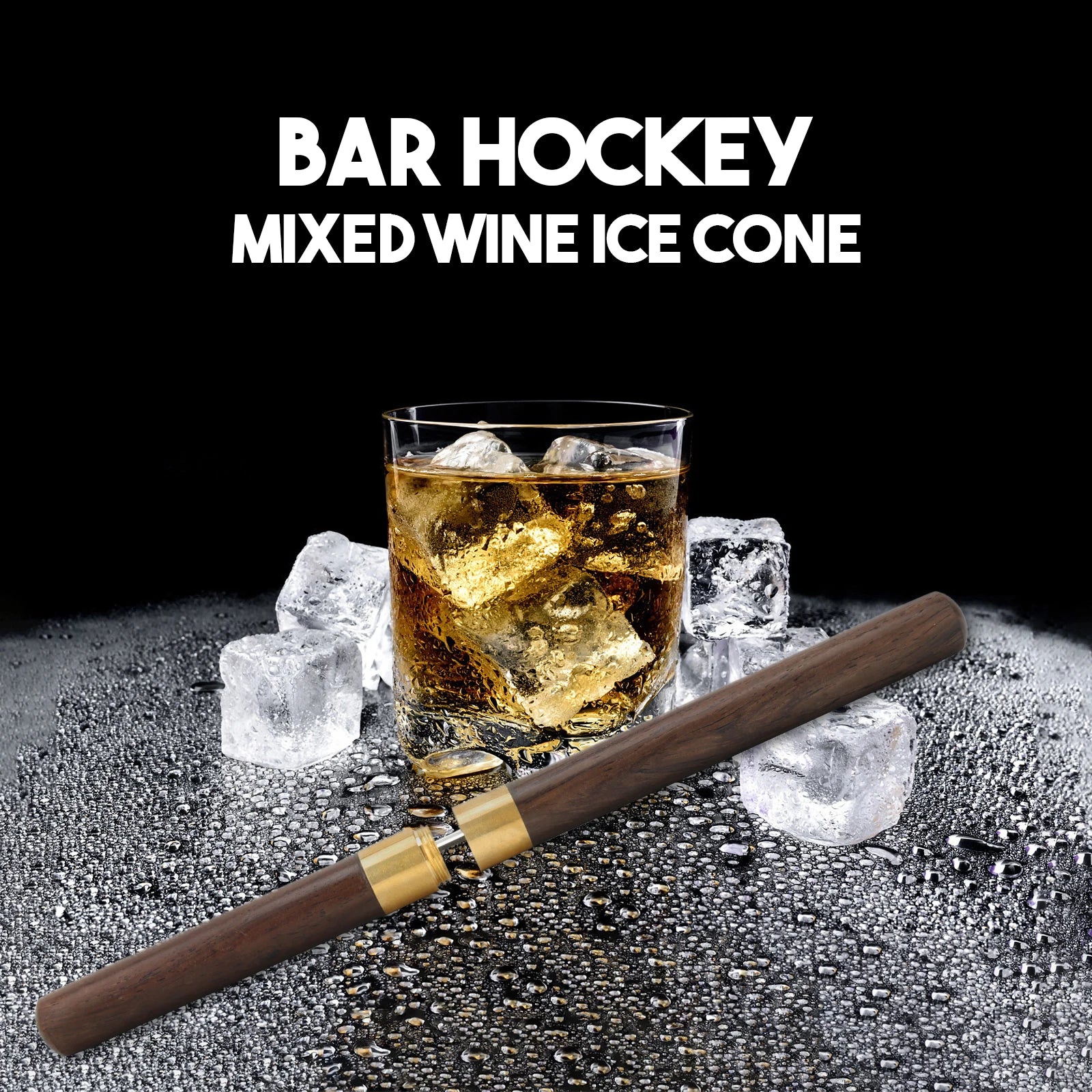 Stainless Steel Ice Pick With Wooden Handle Manual Ice Carving Tool Home Ice Crushers Ice Cone Bar Bartender Tool Kitchen Tool