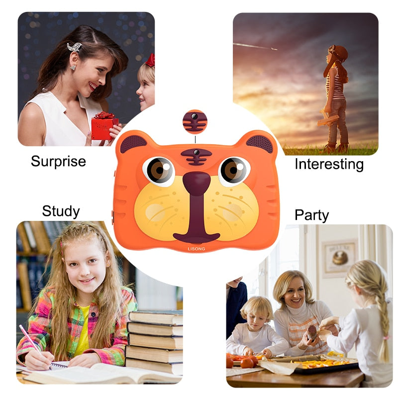 7 inch Android Kids Learning Tablet 3000mah 2GB 16GBROM WIFI Quad Core Android10.0