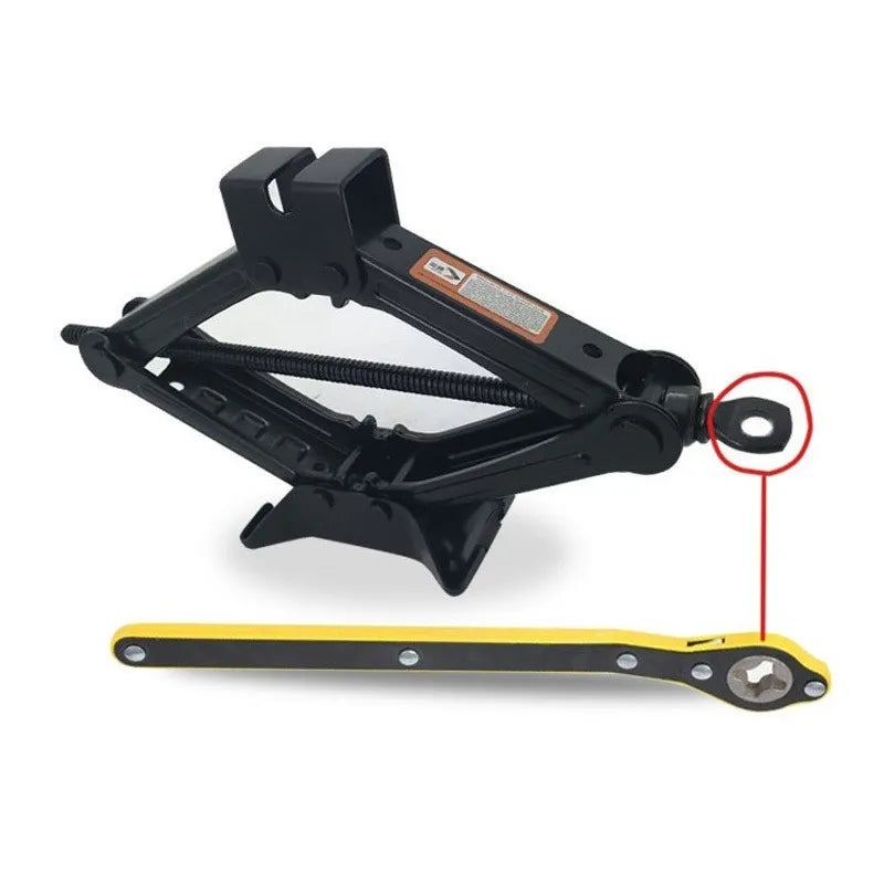 Car Labor-saving Wrench Jack Lifting Joystick Tools 360 Degree Rotation Scissor Jack Lift Handle Tool Tire Wrench Car Accessorie