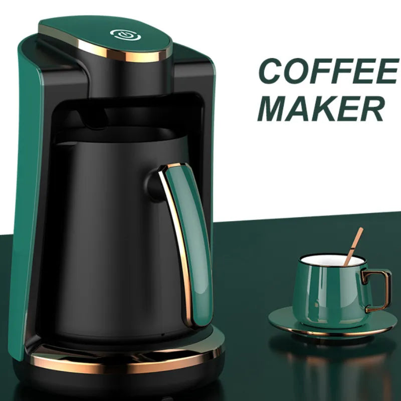 Household Automatic Turkish Coffee Machine Cordless Electric Pot AC 220~240V 400W Portable Travel Coffee Maker 250ml 2023 New