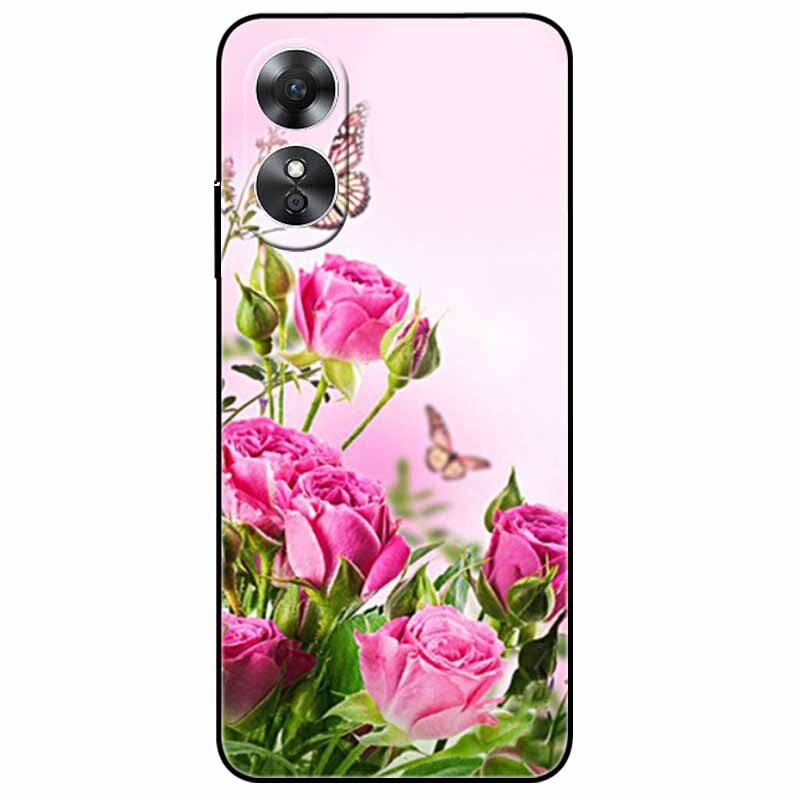 For OPPO A98 5G A 98 Case Silicone Soft Wolf Lion Cat Black Bumper Funda Coque for OPPO A98 2023 CPH2529 OPPOA98 Protective Bag