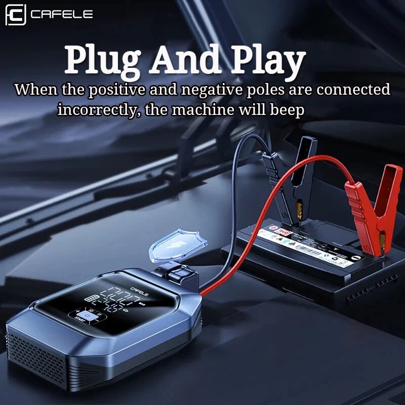 12000mAh Car Jump Starter Device Portable Power Bank 12v Automotive Battery Charger Emergency Booster For Car Start