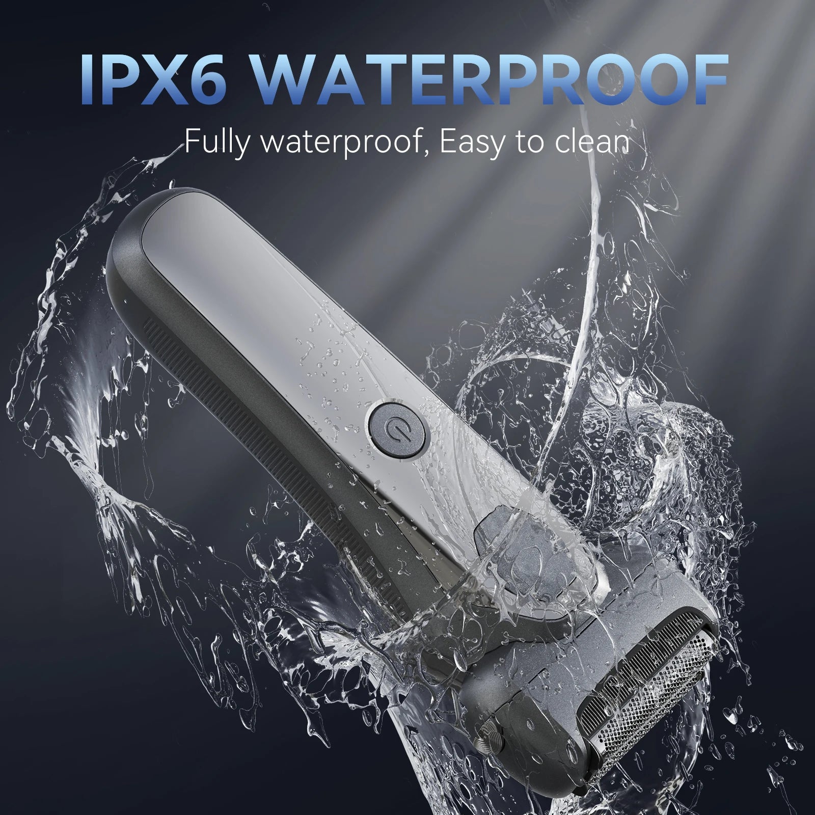 KENSEN S20 Electric Shaver for Men 3D Floating Replaceable Blade IPX6 Waterproof USB Rechargeable Shave Beard Machine Men Razor