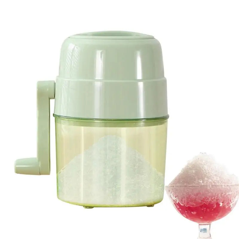 1pcs Ice Crusher Shaved Ice Machine Snow Cone Machine PortableIce Shaving Machine Ice Slushy Maker Machine kitchen accessories