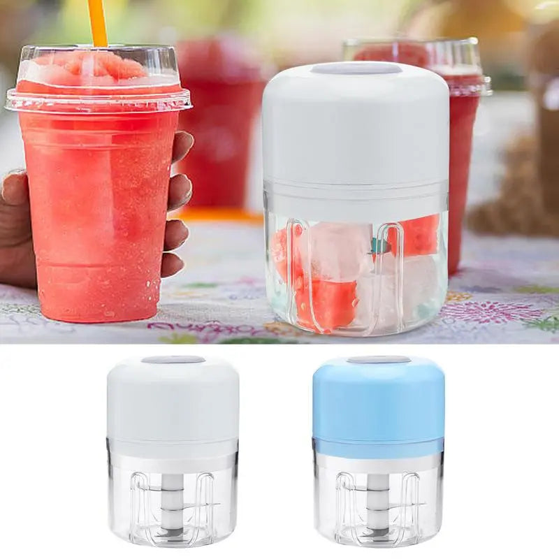 Kitchen Bar Multifunction Ice Blenders Tools USB Charging Ice Crushed Maker Kitchen Portable Hand Operated Ice Shaving Machine