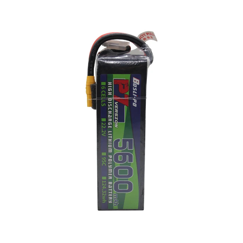 Max 6S 95C 22.2V 5600mAh LiPo Battery For RC Helicopter Quadcopter FPV Racing Drone Parts 6S Rechargeable Battery