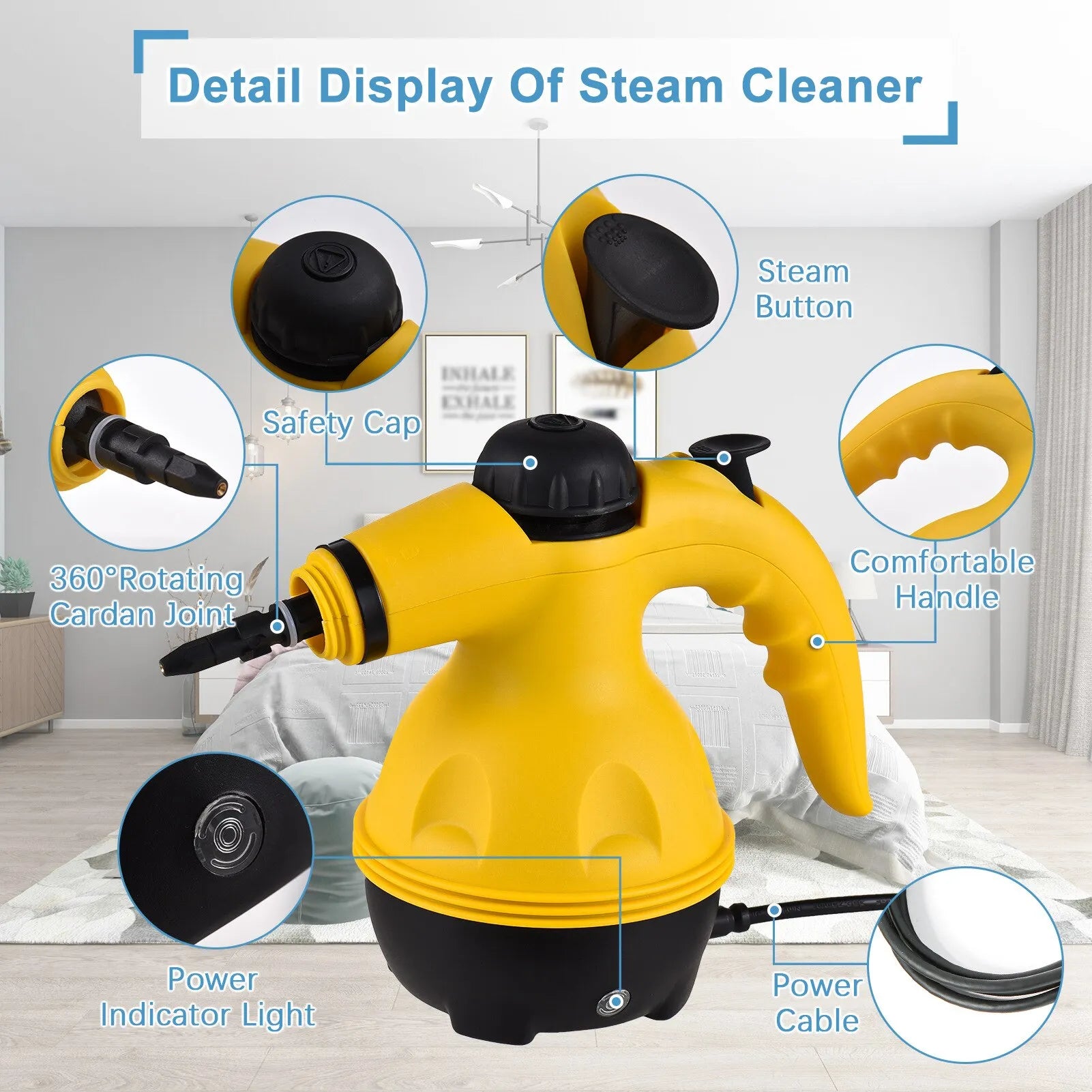 Steam Cleaning Machine, Suitable for a Variety of Places of High Temperature Steam Cleaning Machine