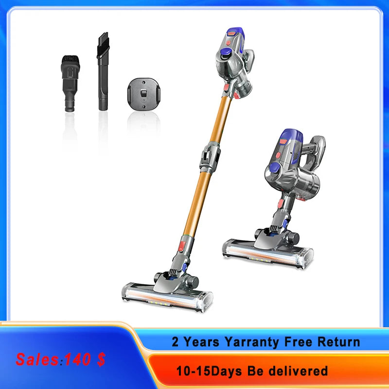 Cleaning Machine Portable Vacuum Cleaner Wireless For Home Collapsible13000pa Strong Suction For Floor Sofa Curtains Pet Hair