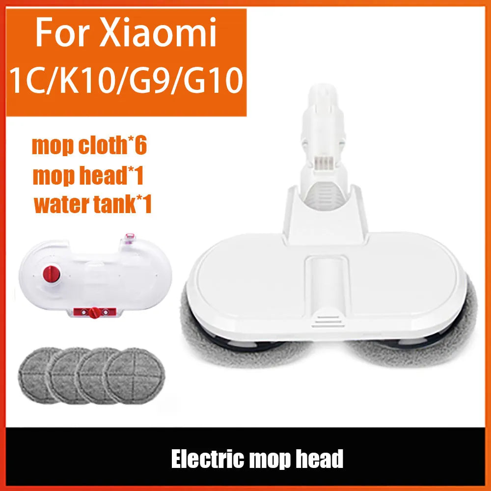 Electric Mop Head for Xiaomi Mijia 1C K10 Vacuum Cleaner Xiaomi Mijia G9 G10 Floor Brush with Water Tank Set Mop Head