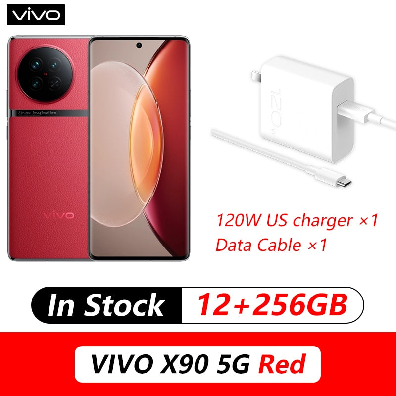 VIVO X90 5G Mobile Phone 6.78 inch AMOLED Dimensity 9200 Octa Core 120W SuperFlash Charge 50M Triple Camera NFC