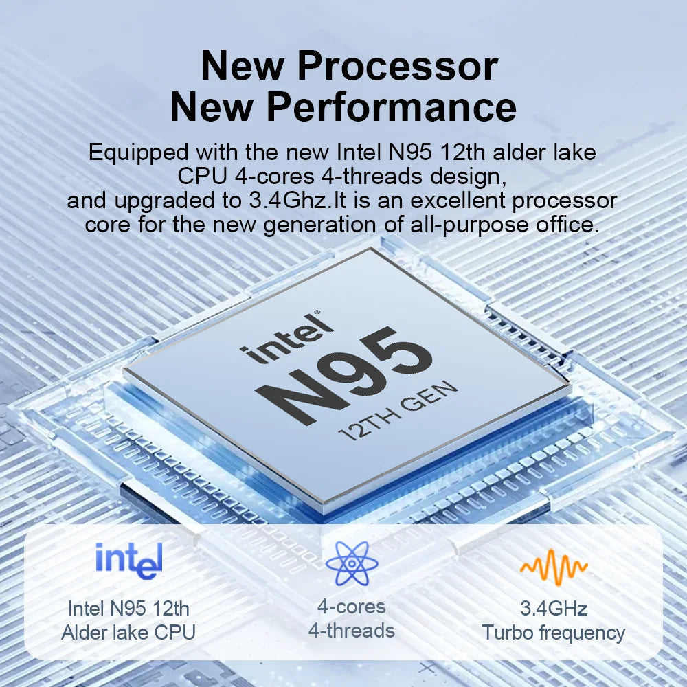 DERE Laptops M16 2023 New 16" 2.5K IPS Ultra HD Intel N95 12GB DDR5+512GB SSD Study Office Laptop Computer Windows 11 Notebook