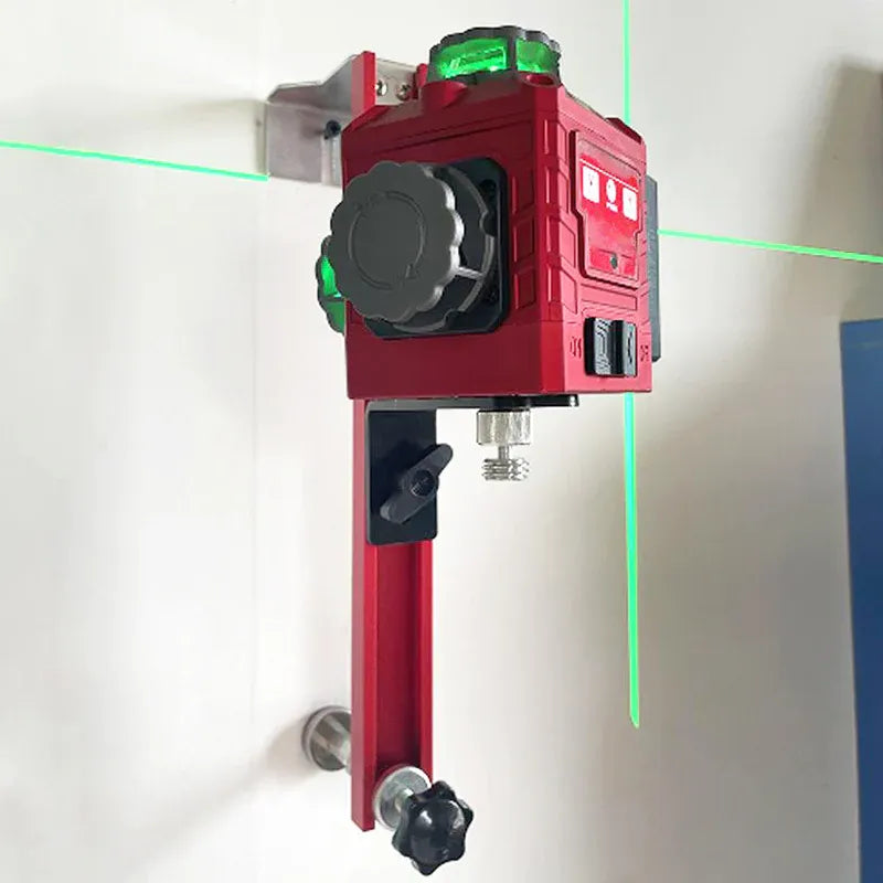 Universal Laser Level Wall Mount Bracket Ceilin Mount Line Laser Adapter Positioning Holder Adjustab Lifting and Lowering Rocker