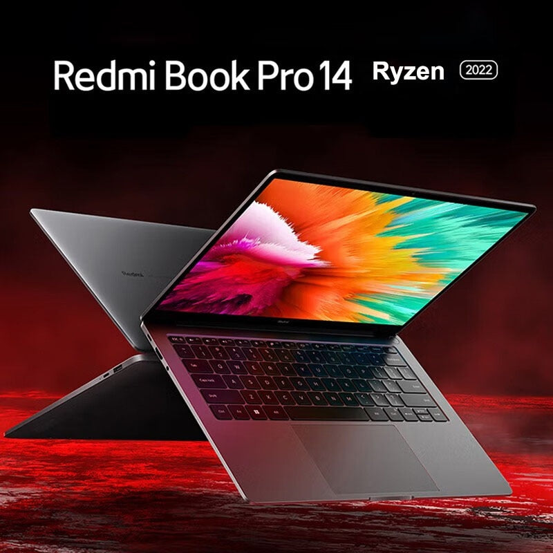 Xiaomi Redmibook Pro 14 2022 Laptop 14 Inch 2.5K 120Hz Screen Netbook AMD Ryzen R5-6600H R7-6800H 16GB 512GB AMD Radeon Graphics