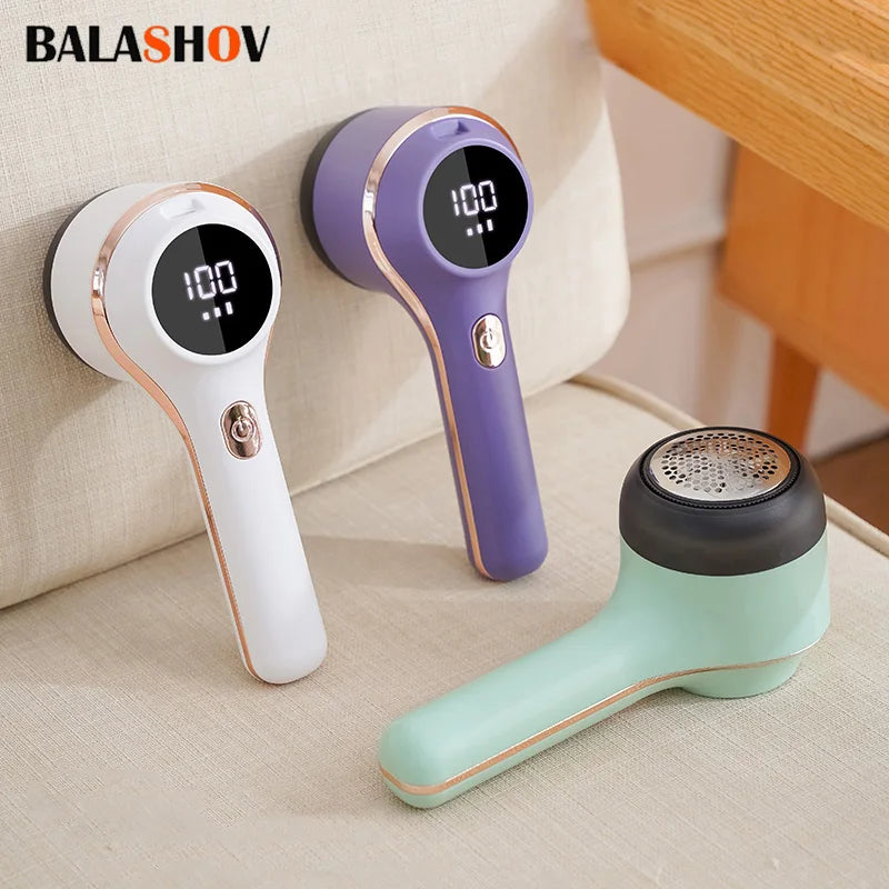 Portable Lint Remover for Clothing Fabric Shaver Rechargable Electric Sweater Clothes Take Out Lint Fluff Pellet Remover Machine