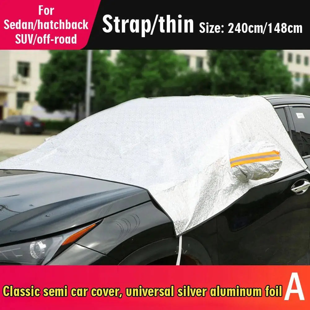 Prevent Snow Ice Sun Shade Dust Frost Freezing Car Windshield Cover Protector Cover Universal For Auto X3C4