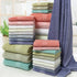 6PCS / 3PCS Cotton Towel Set Luxury Lace Embroidered Bath Towel Face Towel Hand Towel Washcloths Quick Dry Terry Towels 17Colors