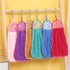 1PC Soft Thicken Microfiber Towel Children Face Towel Bathroom Hanging Towel Kitchen Absorbent Hand Towel