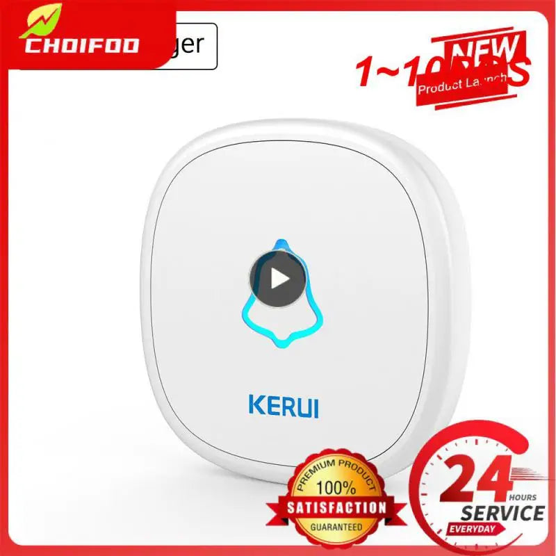 1~10PCS Waterproof Touch Doorbell Button Wireless SOS Emergency Button 433MHz Alarm Accessories For KERUI Doorbel Alarm System