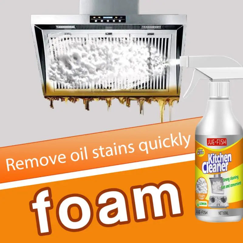 Multipurpose Powerful Kitchen Oil Stain Cleaner Heavy Oil Foam Cleaner Foam Cleaner Household Cleaning Tools Kitchen Accessories