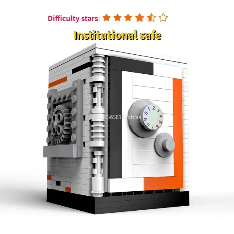 LEGO Rainbow Decryption Box Compatible Building Blocks Brain-burning Creative Toys Children's Gift Safe Piggy Bank