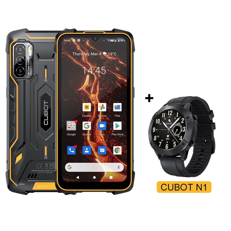 Cubot KingKong 5 Pro IP68/IP69K Waterproof Smartphone Rugged Phone 8000mAh 48MP Triple Camera Android 11 NFC 64GB Global 4G LTE