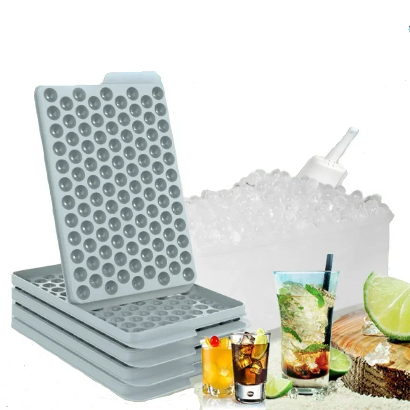 Mini Ice Cube Trays Upgraded Ice Ball Maker Mold Tiny Crushed Ice Tray for Chilling Drinks Coffee Juice Tools Silicona BPA Free