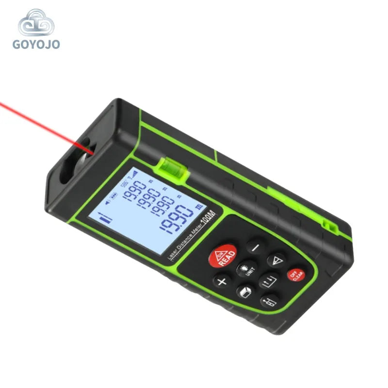 Laser Distance Meter 40M 60M 80M 100M  No Battery Rangefinder  Tape Range Finder Build Measure Device Ruler Test Tool