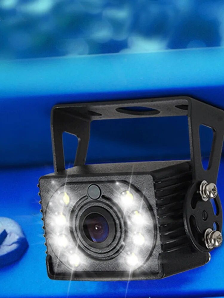 QXNY Night Vision Waterproof Vehicle Rear View Reverse Image for Car Rv Trailer Pickup 12V/24V Front Truck Parking Backup Camera