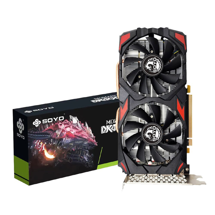 SOYO Original Radeon RX580 8G Graphics Cards GDDR5 Memory Video Gaming Card PCIE3.0x16 HDMI DP*3 for Desktop Computer AMD