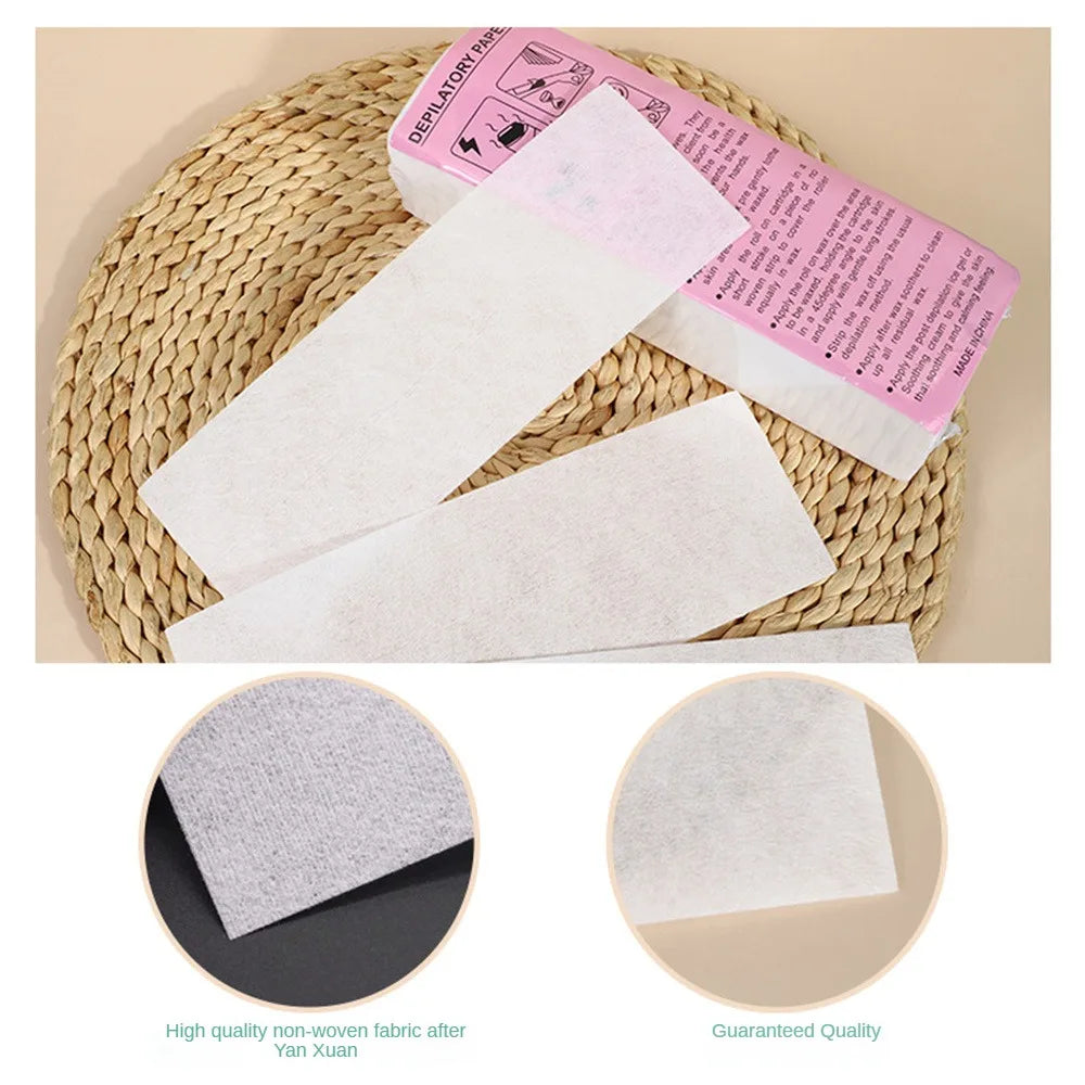 Removal Nonwoven Body Cloth Hair Remove Wax Paper Rolls High Quality Hair Removal Epilator Wax Strip Paper Roll