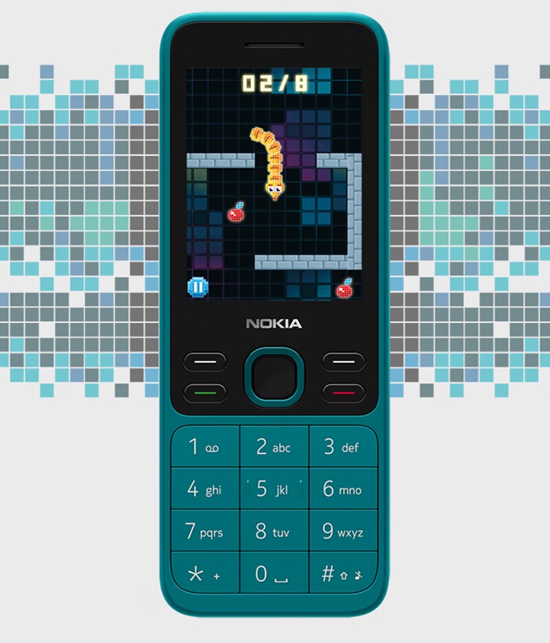 Original and New Nokia 150 2G Mobile Phone Multilingual 2.4 inch Dual SIM Cards Bluetooth FM Radio 1020mAh Feature Mobile Phone