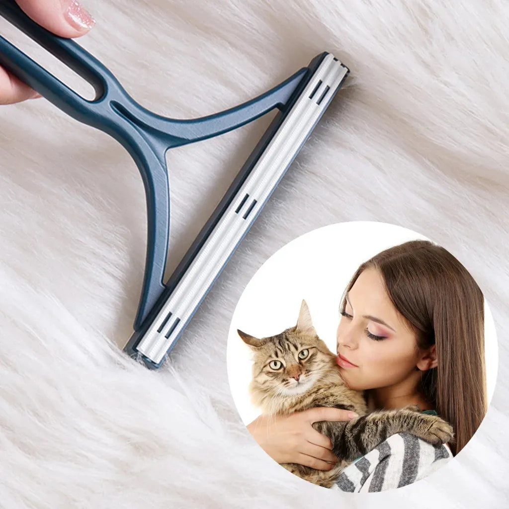 Silicone Double Sided Pet Hair Remover Lint Remover Clean Tool Shaver Sweater Cleaner Fabric Shaver Scraper For Clothes Carpet