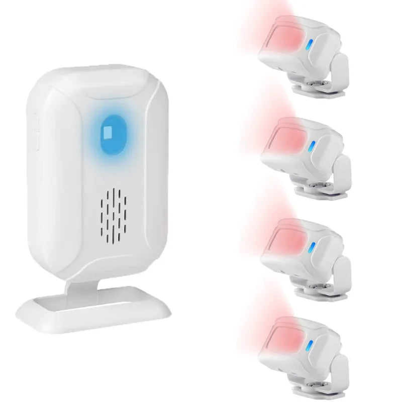 36 Ringtones Shop Store Welcome Chime Wireless Home Security Infrared PIR Motion Sensor Detector Alarm Bell Entry Alert System