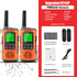 Retevis IP67 Waterproof Walkie Talkie 2 pcs Two-way Radio Receiver RT45 RT45P PMR446 for Motorola Rechargeable Walkie-Talkies