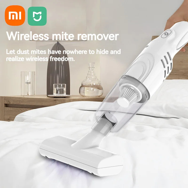 Xiaomi Mijia Wireless Vacuum Cleaner Mite Remover with UV Antibacterial Home Mite Remover for Mattresses Sofas Cleaner